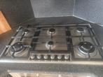 6-pits kookplaat met 2 wokbranders, Witgoed en Apparatuur, Kookplaten, Ophalen, 4 kookzones, Zo goed als nieuw, Inbouw