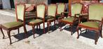 6 Chippendale klassiek noten barok Lodewijk stoelen, Ophalen