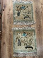 Vintage Silk   46x46cm met Bloemmotieven - Set van 2, Ophalen of Verzenden