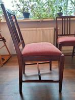 Eettafel stoelen, Huis en Inrichting, Ophalen, Hout, Gebruikt, Bruin