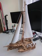 Houten zeilboot model, Hobby en Vrije tijd, Modelbouw | Boten en Schepen, Ophalen, Gebruikt, 1:50 tot 1:200, Overige merken