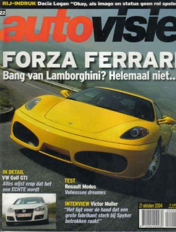 Autovisie 22 2004 : Citroen C2 VTS - Fiat Punto Abarth - GTI beschikbaar voor biedingen