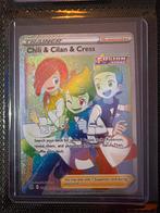 Pokémon Chili & Cilan & Cress Full Art - Fusion Strike, Ophalen of Verzenden, Zo goed als nieuw, Losse kaart, Foil