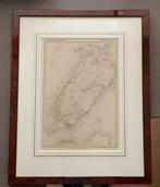 Kuyperkaart van het eiland Texel, Antiek en Kunst, Kunst | Etsen en Gravures, Ophalen of Verzenden
