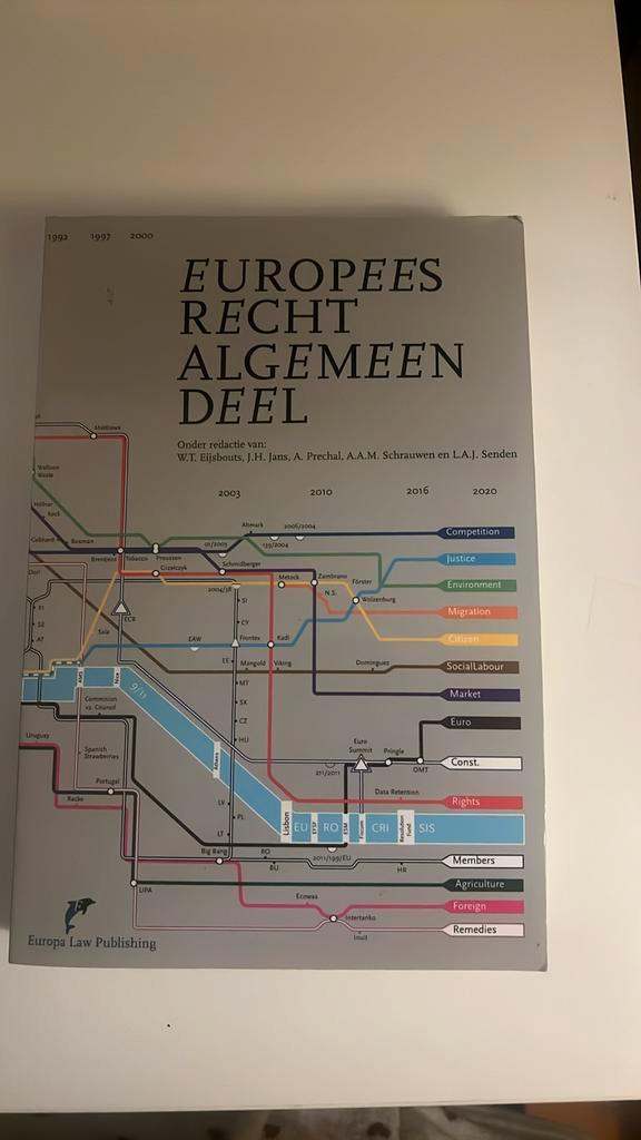 Europees Recht Algemeen Deel, Boeken, Wetenschap, Nieuw, Ophalen of Verzenden