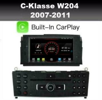 Mercedes W204 C Klasse dab+ navigatie android 11 carplay usb beschikbaar voor biedingen