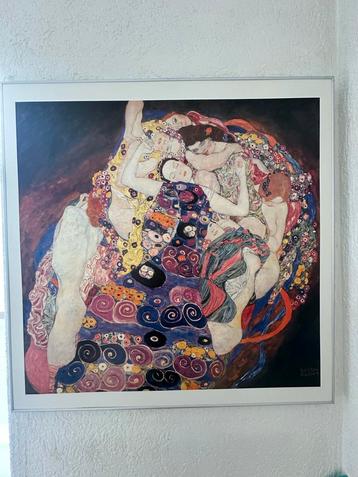 Gustav Klimt - De Maagden  Ingelijst Art Nouveau Jugend beschikbaar voor biedingen