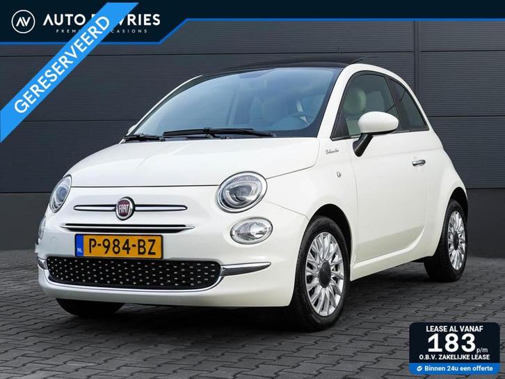 Fiat 500 1.0 Hybrid 70pk Dolcevita | Panoramadak | Carplay |, Auto's, Fiat, Bedrijf, Te koop, ABS, Airbags, Airconditioning, Alarm