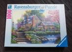 Ravensburger puzzel, 1000 stukjes Cottage tekening, Ophalen of Verzenden, 500 t/m 1500 stukjes, Zo goed als nieuw, Legpuzzel