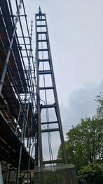 Bouwlift 230v met dubbele afslag 7.5meter, Ophalen, Gebruikt, Rolsteiger of Kamersteiger