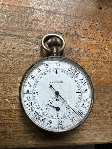 Antiek Breitling Vitesse tachymeter 1910 horloge