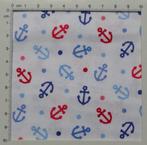 Quilt stof – quiltstof Northcott,  First Mate 21628, Overige kleuren, Ophalen of Verzenden, 30 tot 120 cm, Katoen