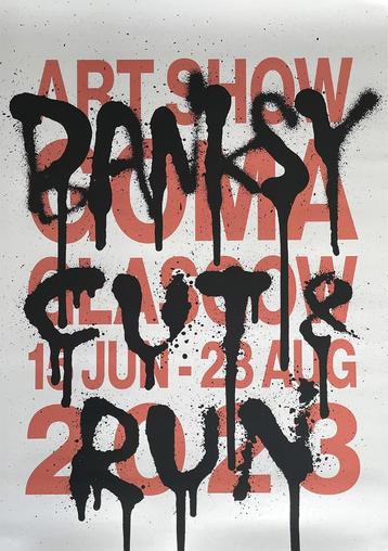 Banksy, Cut & Run, 2 originele posters beschikbaar voor biedingen