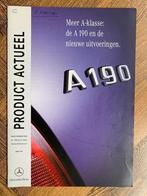 Product informatie brochure Mercedes-Benz A190 W168 1999, Zo goed als nieuw, Mercedes-Benz, Mercedes, Ophalen of Verzenden