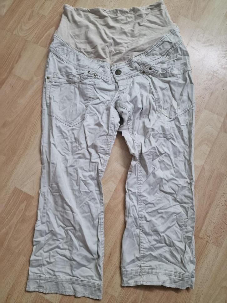 zandkleurige H&M positiebroek, maat 40, Kleding | Dames, Positiekleding, Nieuw, Broek of Spijkerbroek, Maat 34 (XS) of kleiner