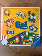 Nijntje 6-in-1 Spellendoos Ravensburger, Hobby en Vrije tijd, Gezelschapsspellen | Bordspellen, Drie of vier spelers, Ophalen of Verzenden