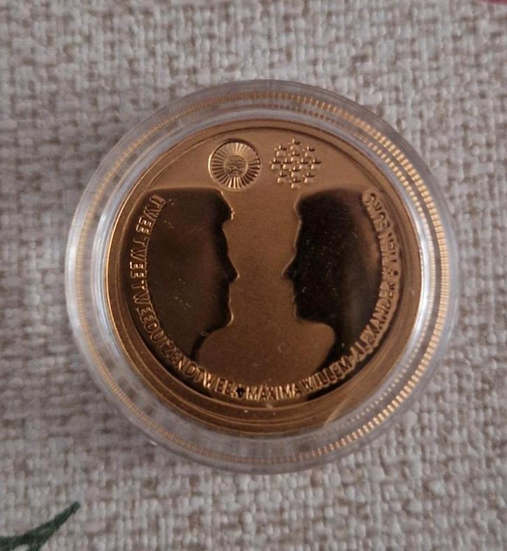 Gouden herdenkingsmunt, Postzegels en Munten, Edelmetalen en Baren, Goud, Ophalen of Verzenden