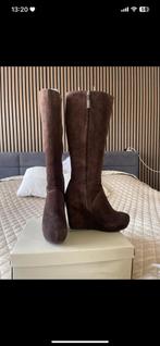 Knielaarzen choco bruin suede, Kleding | Dames, Schoenen, Hoge laarzen, Bruin, Nieuw, Ophalen of Verzenden