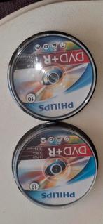 Philips DVD+R - 2x10 stuks - Nieuw, Nieuw, Ophalen of Verzenden, Dvd, Op spindel