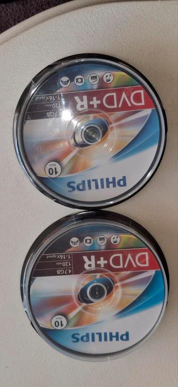 Philips DVD+R - 2x10 stuks - Nieuw beschikbaar voor biedingen