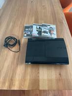 PS3 Slim + 3 Games - Zonder Controller, Spelcomputers en Games, Spelcomputers | Sony PlayStation 3, Zonder controller, Slim, Gebruikt
