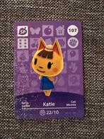 Animal Crossing Amiibo Kaart - Katie #107, Ophalen of Verzenden, Zo goed als nieuw