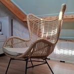 Karwei Stoel beige grijs natural, Huis en Inrichting, Stoelen, Ophalen, Natural japandi scandi, Metaal, Zo goed als nieuw