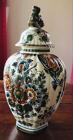 Delfts Polychroom Gekleurde Vaas Holland Handwerk Nr. 450, Ophalen
