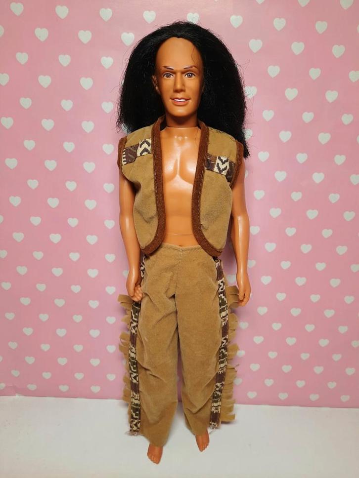 Vintage Native American als Ken pop Zeldzaam, Verzamelen, Poppen, Gebruikt, Ophalen of Verzenden