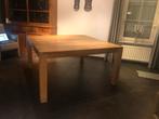 Masief onbehandeld teak tafel 150x150 cm, Huis en Inrichting, Tafels | Eettafels, Ophalen, 50 tot 100 cm, 150 tot 200 cm, Teakhout