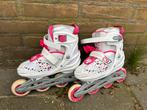 Roze meisjes skeelers maat 33-36 met beschermers!!, Ophalen, Gebruikt, Inline skates 4 wielen, Overige merken