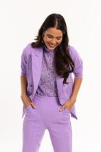 Studio Anneloes Rowan blazer jasje lila travelstof mt M, Ophalen of Verzenden, Zo goed als nieuw, Maat 38/40 (M), Paars