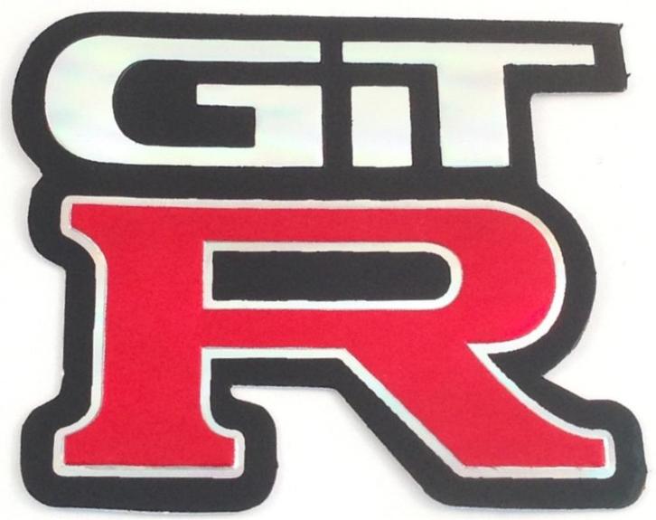 Nissan GT-R metallic sticker #2, Auto diversen, Autostickers, Ophalen of Verzenden