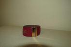 Tov Essentials leren armband gouden hardware, Verzenden, Zo goed als nieuw, Roze, Leer