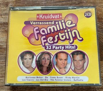 CD Familie Festijn 32 Party hits dubbel cd beschikbaar voor biedingen