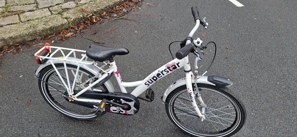 Kinderfiets 20 inch - Gebruikt, prima staat, Fietsen en Brommers, Fietsen | Meisjes, Gebruikt, Ophalen of Verzenden, Handrem, Superstar