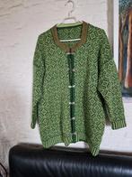 Noorse wollen vest maat M zgan, Kleding | Dames, Truien en Vesten, Verzenden, Zo goed als nieuw, Maat 38/40 (M), Groen