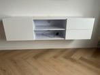 Witte tv kast, Ophalen, 150 tot 200 cm, Zo goed als nieuw, Minder dan 100 cm