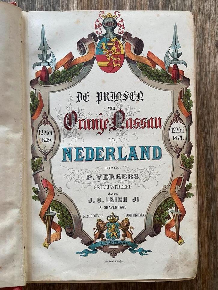 De Prinsen van Oranje-Nassau in Nederland 1874, Boeken, Geschiedenis | Vaderland, Gelezen, 19e eeuw, Ophalen of Verzenden