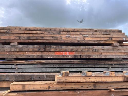 Houten balken diverse afmetingen, minimaal 7 x 17 cm à 3,5 m, Doe-het-zelf en Verbouw, Hout en Planken, Gebruikt, Balk, Vuren