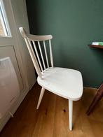 2 witte houten stoelen, Ophalen, Gebruikt, Twee, Wit