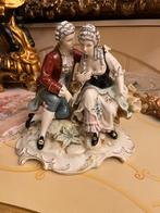 Antiek groot porselein beeld, Ophalen of Verzenden