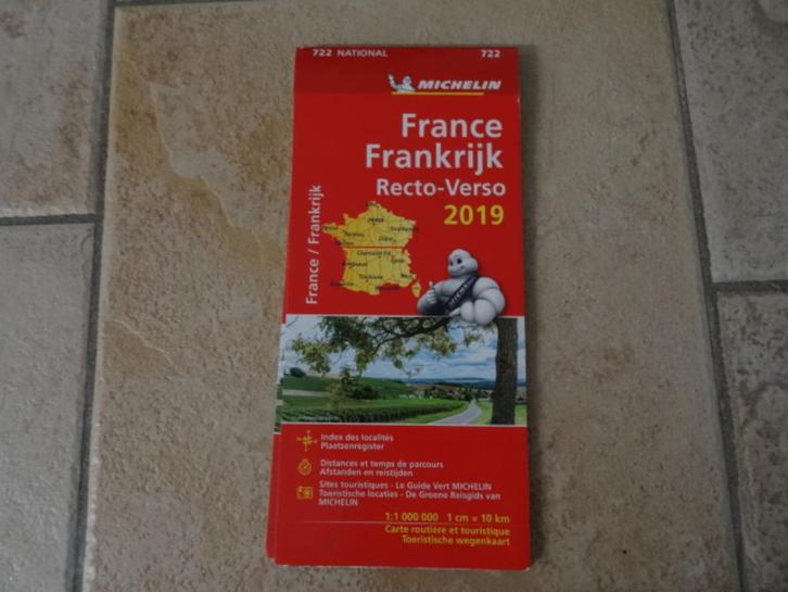 michelin wegenkaart 722 Frankrijk, Boeken, Atlassen en Landkaarten, Zo goed als nieuw, Landkaart, Frankrijk, 2000 tot heden, Ophalen of Verzenden