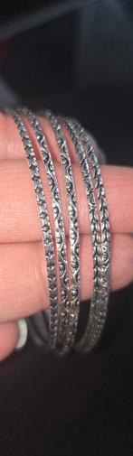 Vintage Zilveren armbanden 5 stuks., Ophalen of Verzenden, Zo goed als nieuw, Zilver, Zilver