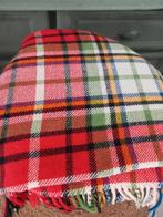 Schots geruite deken rood 100% Wol, Huis en Inrichting, Woonaccessoires | Plaids en Woondekens, Ophalen of Verzenden, Zo goed als nieuw