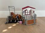 Schleich 72177  wasstation voor paarden met stal, Ophalen of Verzenden, Gebruikt