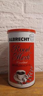 Vintage Albrecht koffie voorraadbus van de Aldi 1984., Verzamelen, Overige merken, Gebruikt, Ophalen of Verzenden, Koffie