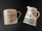 Wedgwood Sarah’s garden mok en melkkan, Huis en Inrichting, Verzenden, Zo goed als nieuw, Wedgwood, Kop(pen) en/of Schotel(s)