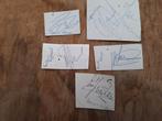 Handtekeningen Ronald Koeman Frank Rijkaard Gerrie Műhren., Verzamelen, Ophalen of Verzenden, Gebruikt, Buitenlandse clubs