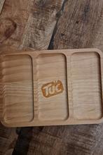 Houten Tuc Tuc Serveerplank - Zo goed als nieuw!, Ophalen of Verzenden, Zo goed als nieuw, Rechthoekig, Hout